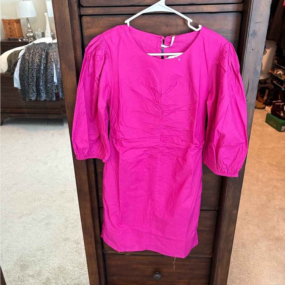 Free People Fuchsia Dress